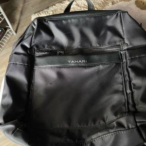 Tahari black backpack